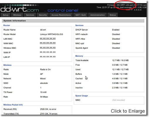 DD-WRT Setup - Part 1 - Login
