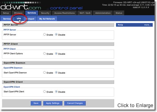 DD-WRT VPN Setup - Part 3 - VPN