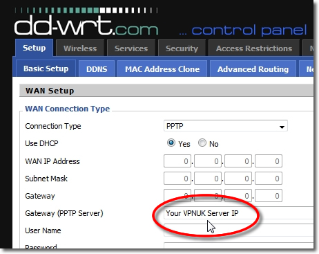 DD-WRT VPN Setup - Part 5 - IP Address