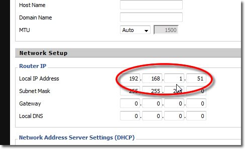 DD-WRT VPN Setup - Part 9 - Local IP address