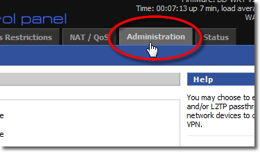 DD-WRT VPN Setup - Part 20 - Administration