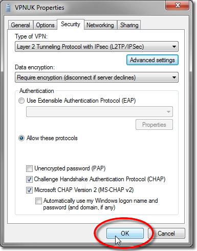 Setting up a VPN on Windows 7 - Part 17 - Go to Networking