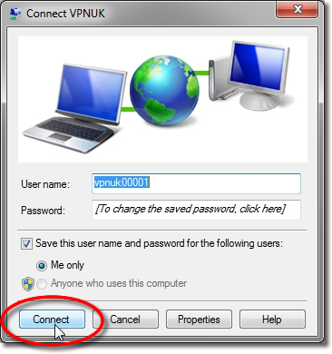 Setting up a VPN on Windows 7 - Part 21 - Connecting to the VPN Server