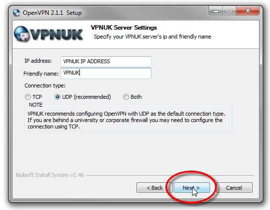 Setting up OpenVPN on Windows 7 - Part 5 - Install OpenVPN