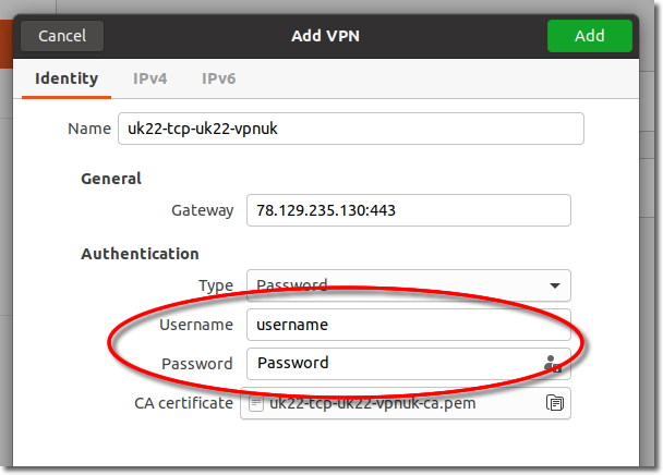 VPNUK Setup Tutorials Ubuntu 20.04 - OpenVPN